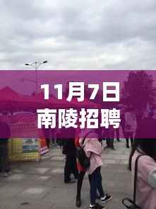 11月7日南陵招聘网最新招聘动态,职业机遇与挑战揭秘