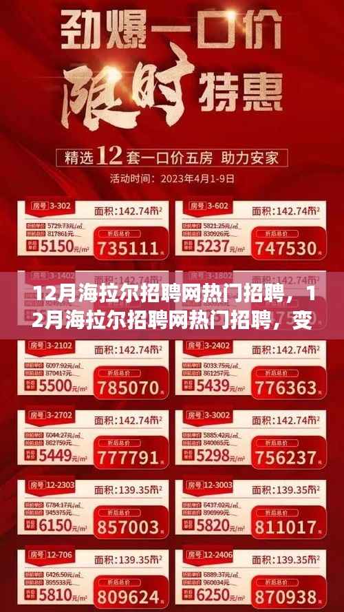 12月海拉尔招聘网热门职位概览,变化催化成长,学习开启无限可能