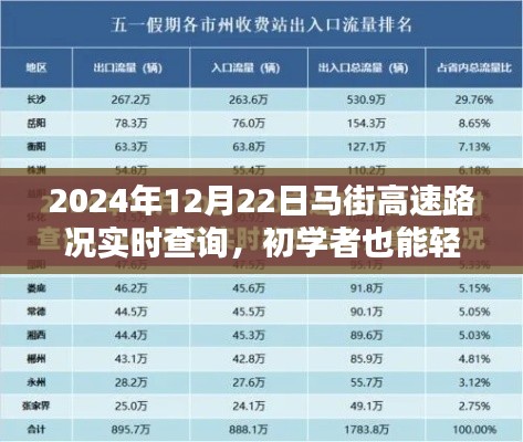 初学者也能轻松掌握,2024年12月22日马街高速路况实时查询详细步骤指南
