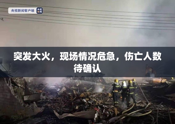突发大火，现场情况危急，伤亡人数待确认