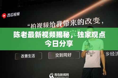 陈老最新视频揭秘，独家观点今日分享
